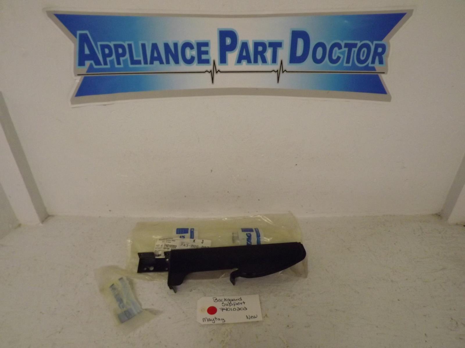 Maytag Stove 74010202 Backguard Support New Maytag Stove 74010202 Backguard Support New